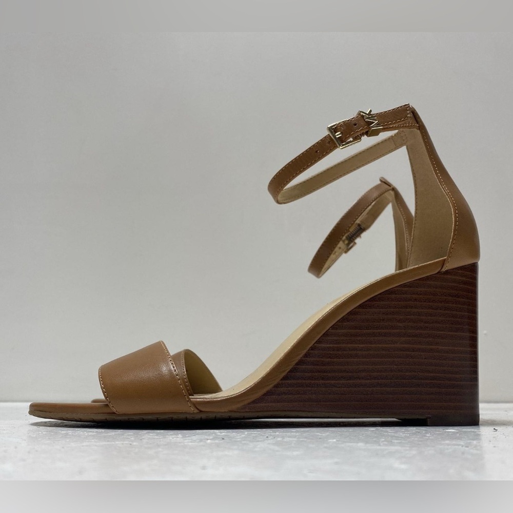 Michael Kors Brown Wedge Sandals